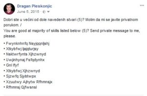 Encrypted FB Ad